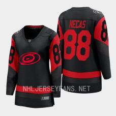 Martin Necas Carolina Hurricanes 2023 NHL Stadium Series Women Breakaway Player Jersey Black