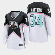 Toronto Maple Leafs Auston Matthews #34 Black 2023 NHL All-Star Eastern Conference Jersey Women