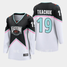 Florida Panthers Matthew Tkachuk #19 Black NHL All-Star Eastern Conference Jersey Women With 2023 Stanley Cup Patch