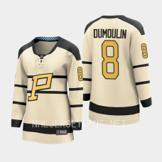 Pittsburgh Penguins Brian Dumoulin #8 Cream 2023 Winter Classic Player Jersey Women