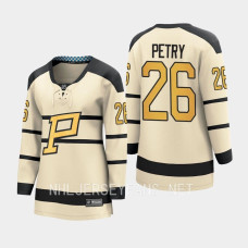 Pittsburgh Penguins Jeff Petry #26 Cream 2023 Winter Classic Player Jersey Women