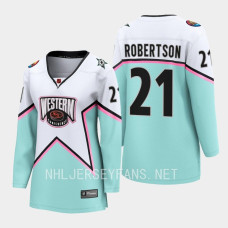 Dallas Stars Jason Robertson #21 White 2023 NHL All-Star Western Conference Jersey Women