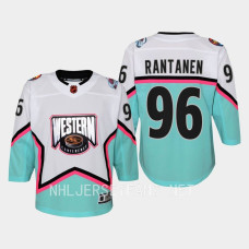 Youth Colorado Avalanche Mikko Rantanen #96 2023 NHL All-Star Western Conference Premier Jersey White