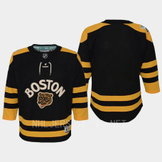 Blank Boston Bruins 2023 Winter Classic Premier Youth Jersey Black