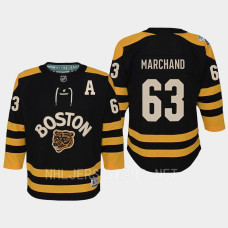 Brad Marchand Boston Bruins 2023 Winter Classic Premier Youth Jersey Black