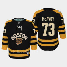 Charlie McAvoy Boston Bruins 2023 Winter Classic Premier Youth Jersey Black