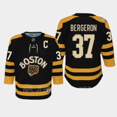 Patrice Bergeron Boston Bruins 2023 Winter Classic Premier Youth Jersey Black