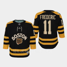 Trent Frederic Boston Bruins 2023 Winter Classic Premier Youth Jersey Black