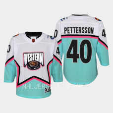 Youth Vancouver Canucks Elias Pettersson #40 2023 NHL All-Star Western Conference Premier Jersey White