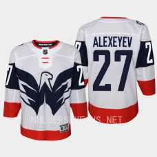 Alexander Alexeyev Washington Capitals 2023 NHL Stadium Series Player Youth Jersey White