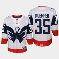 Darcy Kuemper Washington Capitals 2023 NHL Stadium Series Player Youth Jersey White