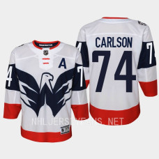 John Carlson Washington Capitals 2023 NHL Stadium Series Player Youth Jersey White