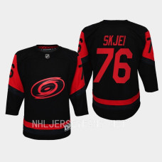 Brady Skjei Carolina Hurricanes 2023 NHL Stadium Series Player Youth Jersey Black