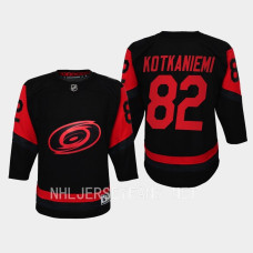 Jesperi Kotkaniemi Carolina Hurricanes 2023 NHL Stadium Series Player Youth Jersey Black