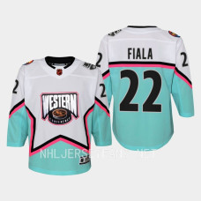 Youth Los Angeles Kings Kevin Fiala #22 2023 NHL All-Star Western Conference Premier Jersey White