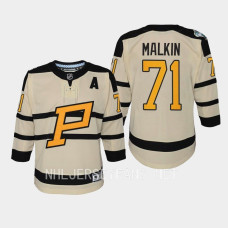 Evgeni Malkin Pittsburgh Penguins 2023 Winter Classic Premier Youth Jersey Cream