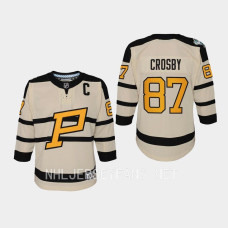 Sidney Crosby Pittsburgh Penguins 2023 Winter Classic Premier Youth Jersey Cream