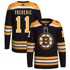 Men's Boston Bruins Frederic,Trent - 11 Black Home Primegreen Replica Jersey