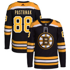 Men's Boston Bruins Pastrnak,David - 88 Black Home Primegreen Replica Jersey