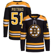 Men's Boston Bruins Poitras,Matthew - 51 Black Home Primegreen Replica Jersey