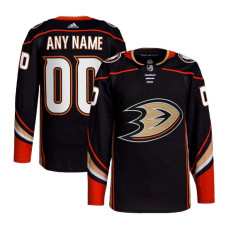 Men's CUSTOM Anaheim Ducks Black Home Primegreen Authentic Jersey