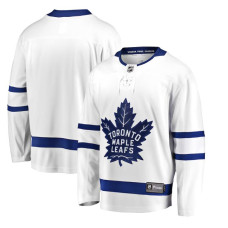 Men's CUSTOM Toronto Maple Leafs White Away Primegreen Authentic Jersey