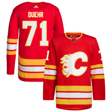 Men's Calgary Flames Duehr,Walker - 71 Red Home Primegreen Replica Jersey