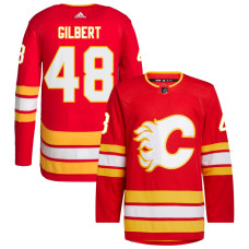 Men's Calgary Flames Gilbert,Dennis - 48 Red Home Primegreen Authentic Jersey