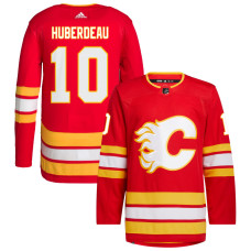 Men's Calgary Flames Huberdeau,Jonathan - 10 Red Home Primegreen Replica Jersey