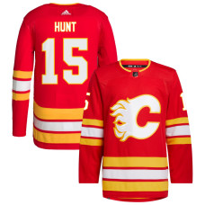 Men's Calgary Flames Hunt,Dryden - 15 Red Home Primegreen Replica Jersey