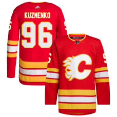 Men's Calgary Flames Kuzmenko,Andrei - 96 Red Home Primegreen Replica Jersey