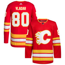 Men's Calgary Flames Vladar,Dan - 80 Red Home Primegreen Replica Jersey