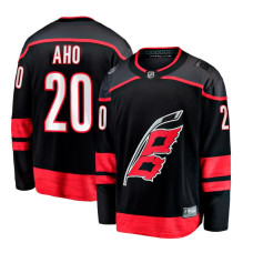 Youth Carolina Hurricanes Aho,Sebastian - 20 Branded Black Home Breakaway Replica Jersey