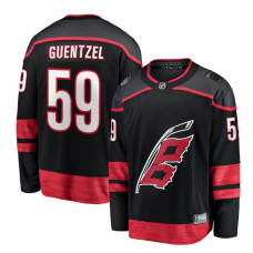 Youth Carolina Hurricanes Guentzel,Jake - 59 Branded Black Home Breakaway Replica Jersey