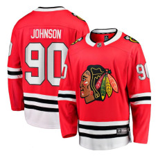 Men's Chicago Blackhawks Johnson,Tyler - 90 Red Home Primegreen Authentic Jersey