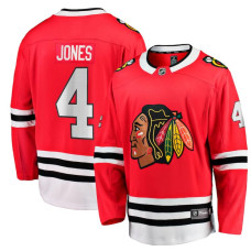 Men's Chicago Blackhawks Jones,Seth - 4 Red Home Primegreen Authentic Jersey