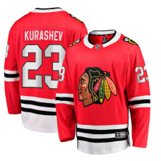 Youth Chicago Blackhawks Kurashev,Philipp - 23 Red Home Primegreen Replica Jersey