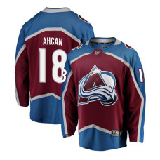 Youth Colorado Avalanche Ahcan-Jack - 18 Maroon Home Breakaway Authentic Jersey