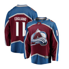 Youth Colorado Avalanche Cogliano-Andrew - 11 Maroon Home Breakaway Authentic Jersey