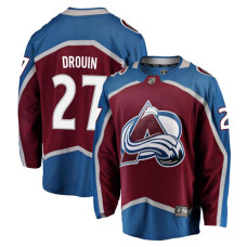 Youth Colorado Avalanche Drouin-Jonathan - 27 Maroon Home Breakaway Replica Jersey