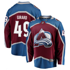 Youth Colorado Avalanche Girard-Samuel - 49 Maroon Home Breakaway Authentic Jersey