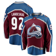 Youth Colorado Avalanche Landeskog-Gabriel - 92 Maroon Home Breakaway Replica Jersey