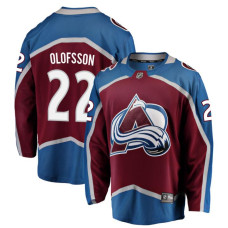 Youth Colorado Avalanche Olofsson-Fredrik - 22 Maroon Home Breakaway Authentic Jersey