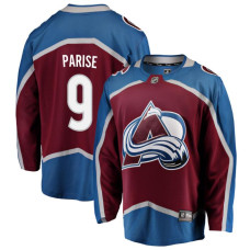 Youth Colorado Avalanche Parise-Zach - 9 Maroon Home Breakaway Replica Jersey