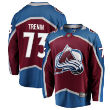 Youth Colorado Avalanche Trenin-Yakov - 73 Maroon Home Breakaway Authentic Jersey