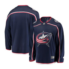 Men's Columbus Blue Jackets Kuraly,Sean - 7 Branded Navy Breakaway Home Authentic Jersey