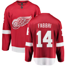 Youth Detroit Red Wings Fabbri,Robby - 14 Red Home Breakaway Replica Jersey