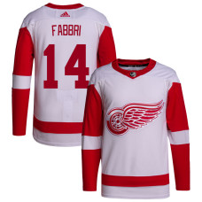 Youth Detroit Red Wings Fabbri,Robby - 14 White Away Breakaway Authentic Jersey