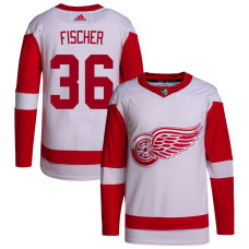 Youth Detroit Red Wings Fischer,Christian - 36 White Away Breakaway Authentic Jersey