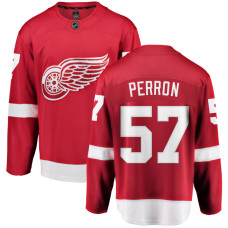 Youth Detroit Red Wings Perron,David - 57 Red Home Breakaway Replica Jersey